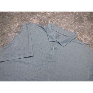Van Heusen Flex Men's Light Gray Classic Fit Short Sleeve Polo Shirt , Size XXL